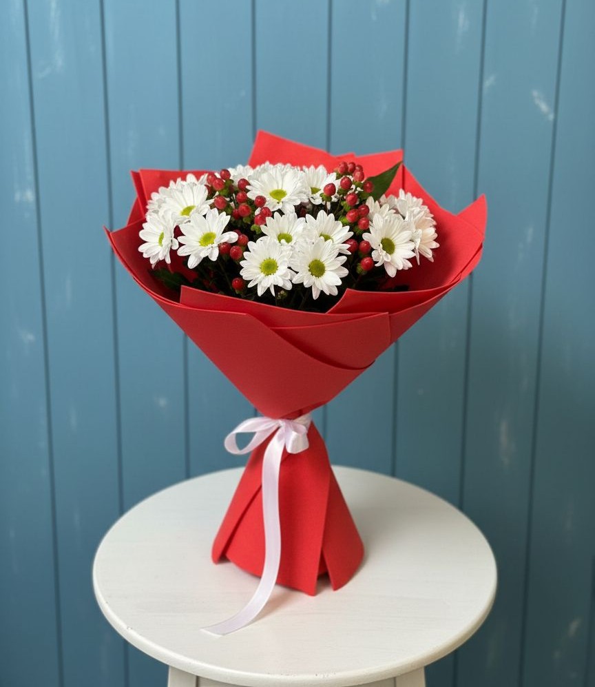 Букет цветов из: Хризантемы в Гуеве