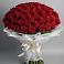 Букет 101 Красная роза Блэк Мэджик в Гуеве
