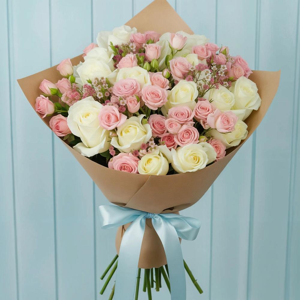 Букет цветов из: Розы в Гуеве