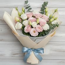 Букет цветов из:  Лизиантусы #REPLACE_PRED# Гуеве