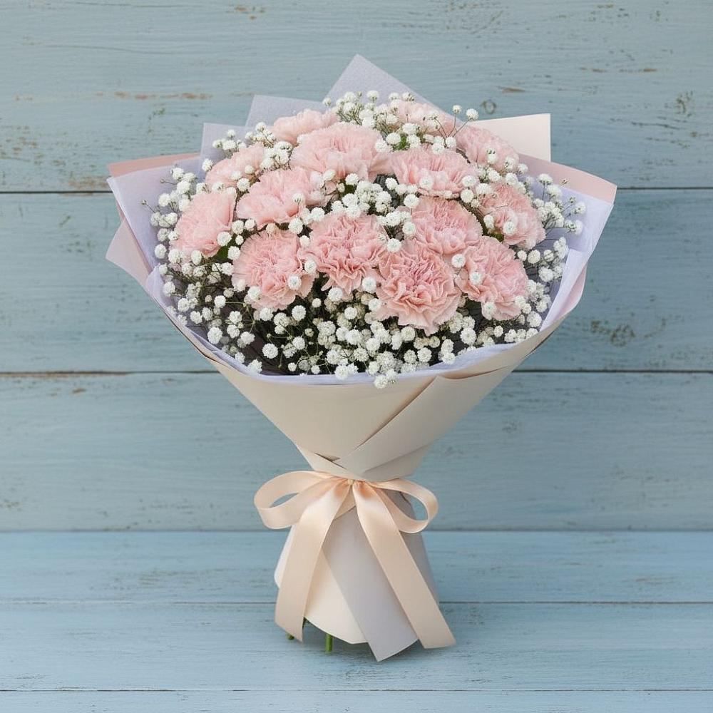 Букет цветов из: Гвоздики в Гуеве