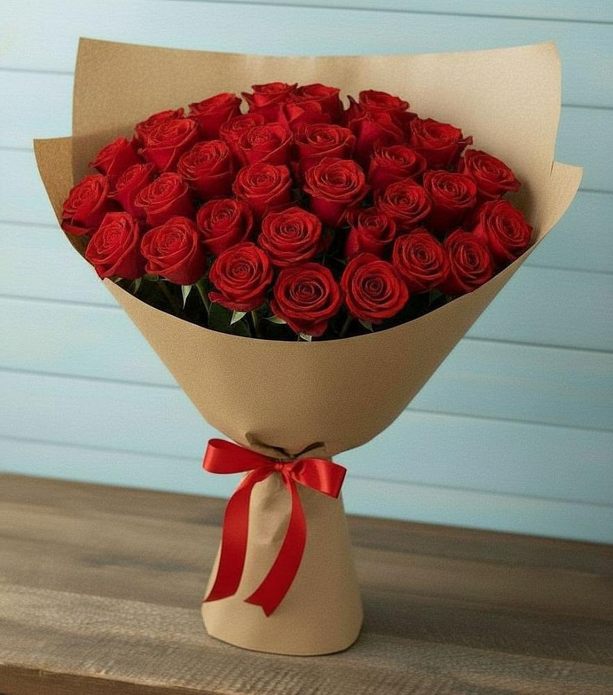 Букет Красные розы Милано в Гуеве