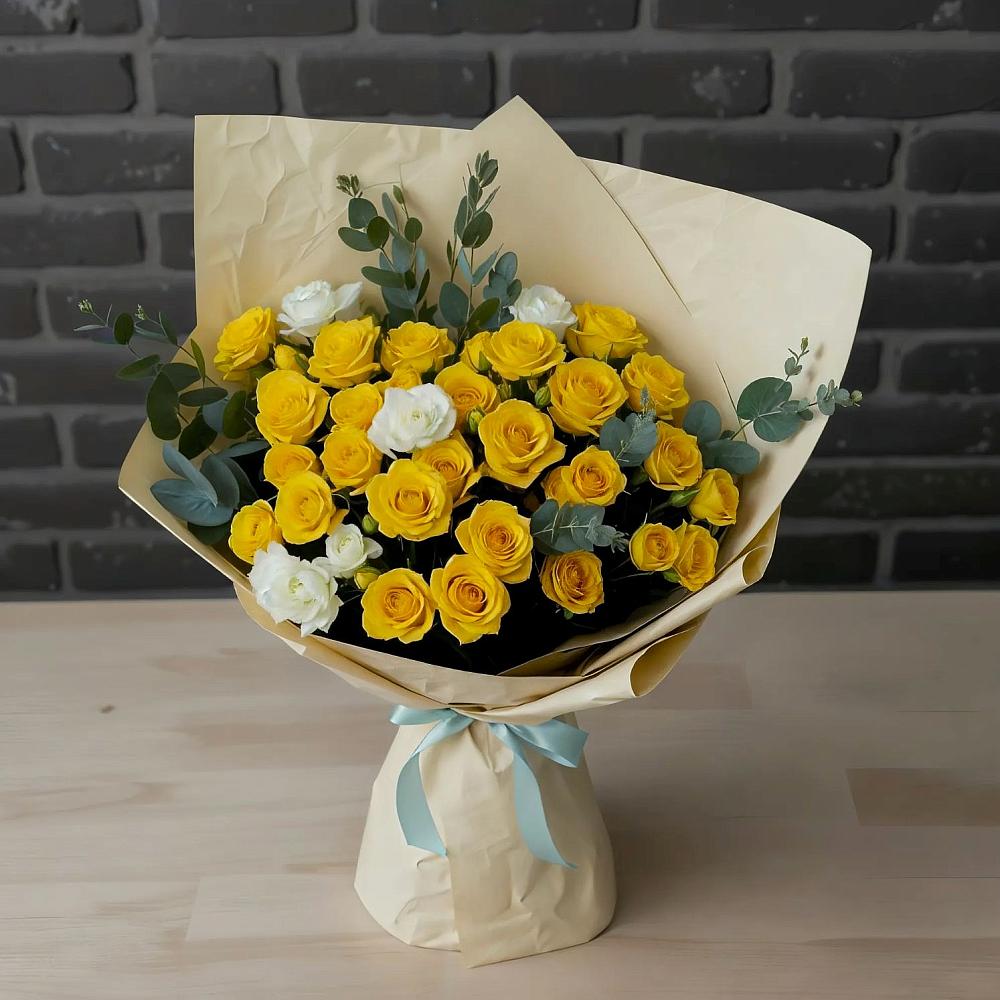 Букет цветов из: Розы в Гуеве