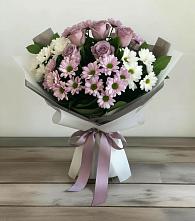 Букет цветов из:  Хризантемы и Розы в Гуеве