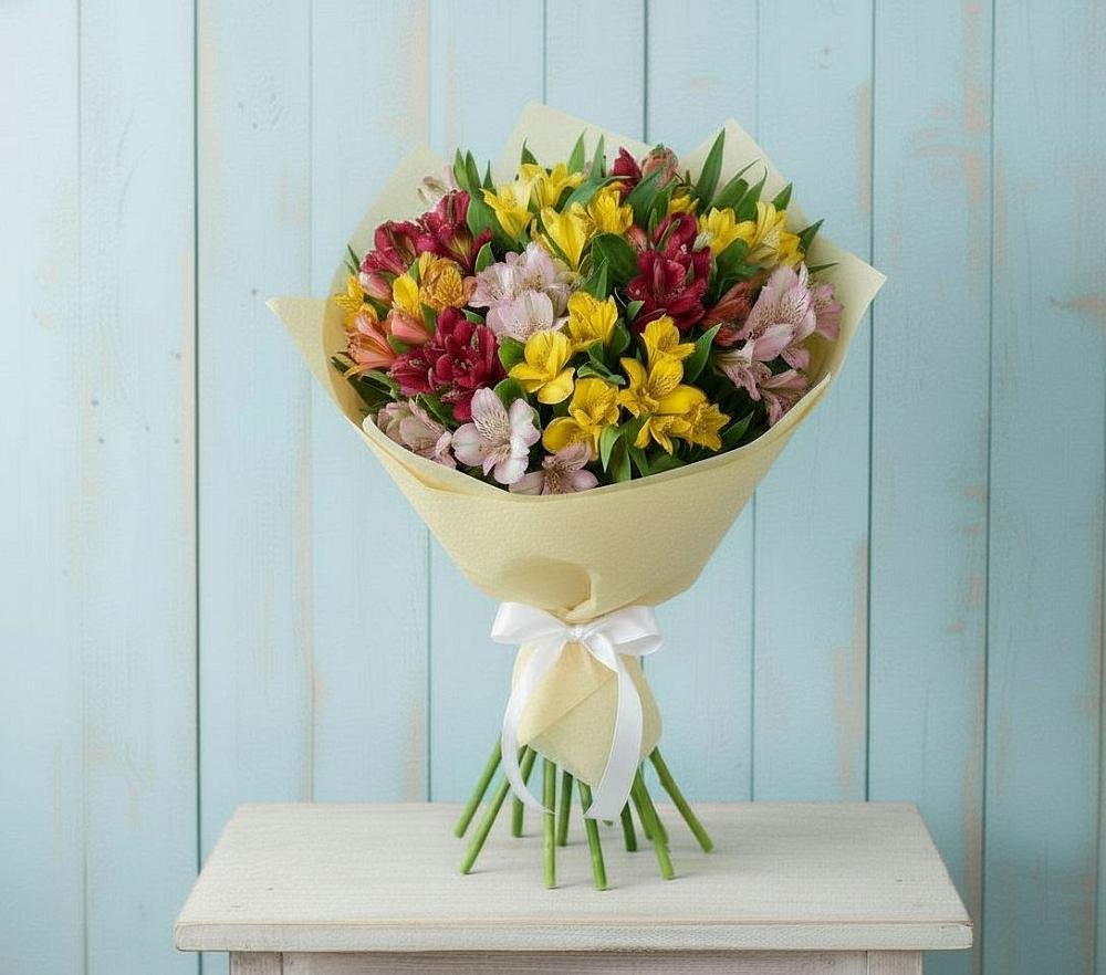 Букет цветов из: Альстромерии в Гуеве