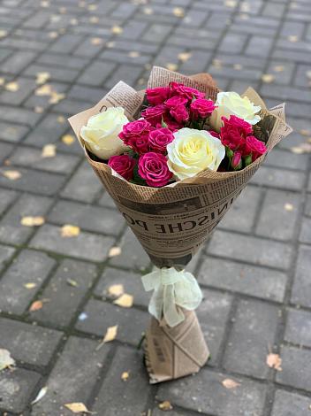 Букет цветов из: Розы в Гуеве
